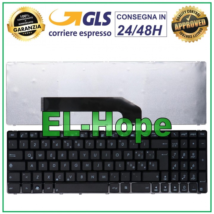 CLAVIER ITA ORDINATEUR PORTABLE ASUS SÉRIE K50 K51 K61 K62 K70 K71 K72 K73 P50