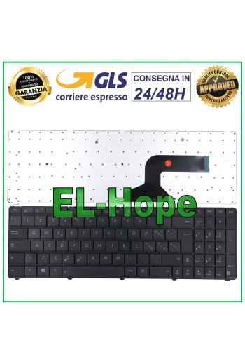 Clavier ITA pour ordinateur portable ASUS MP-10A76GB6886 MP-10A76GB69206 MP-10A76I0-5281 noir