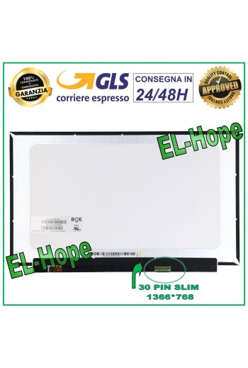 Écran LCD B156XTN08.1 pour ordinateur portable 15,6 pouces, 30 broches, fin, 1366 x 768, e'cran LED HD