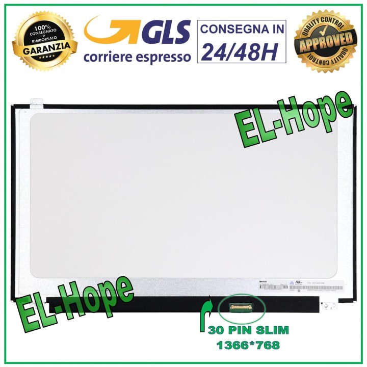 ÉCRAN LP156WHB (TP)(GD) ORDINATEUR PORTABLE LCD 15,6 30 BROCHES SLIM 1366*768 ÉCRAN LED HD