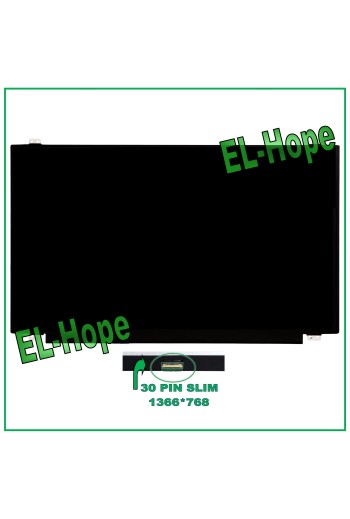 Écran LCD B156XW04 V.8 pour ordinateur portable 15,6 pouces, 30 broches, fin, 1366 x 768, e'cran LED HD