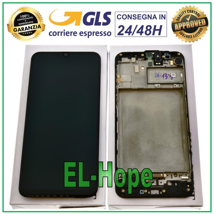 Cadre de e'cran de origine pour Samsung M21S SM-M217F M217, e'cran tactile noir GH82-22405A