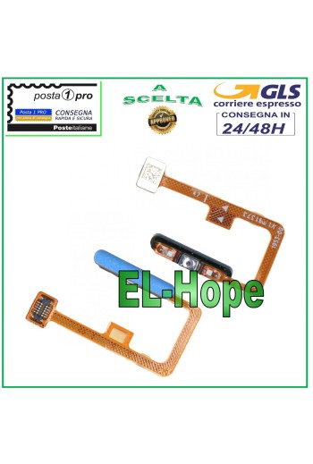 Touche marche/arre't plate Empreinte digitale Xiaomi Mi 11 Lite M2101K9AG Bleu