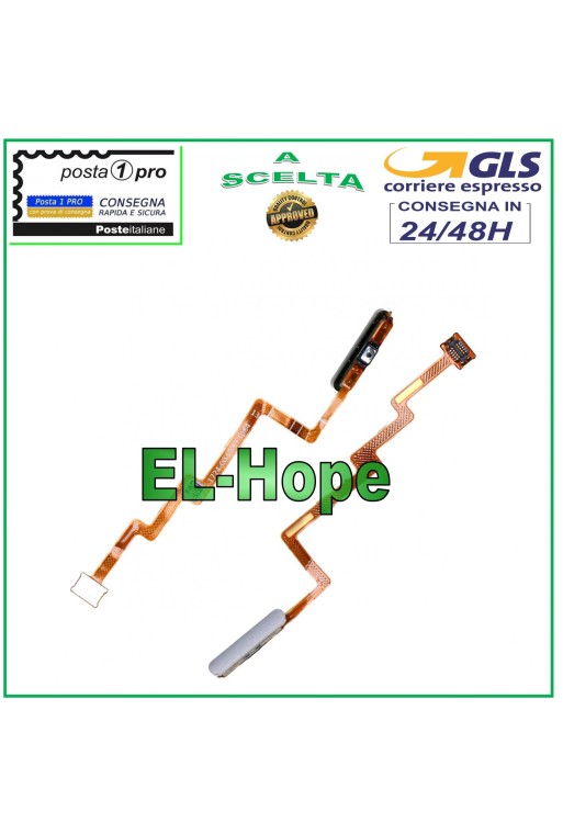 Touche de alimentation flexible et plate pour Xiaomi Mi 11 Pro Argente'