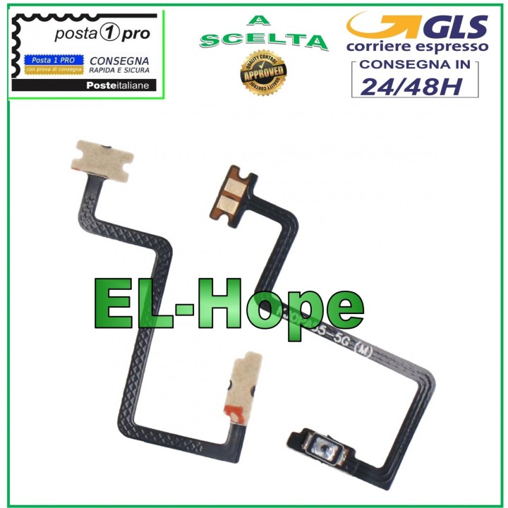 Bouton marche/arre't late'ral plat flexible pour OPPO A56 5G PFVM10