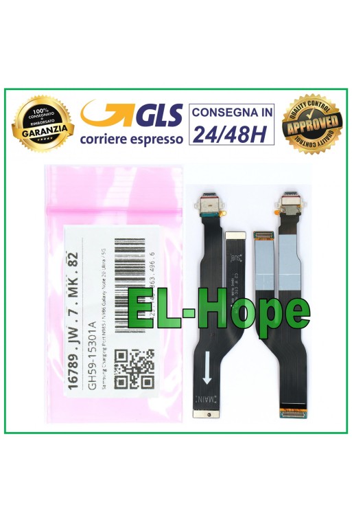 CONNECTEUR DE CHARGE ORIGINAL FLAT SERVICE SAMSUNG GALAXY NOTE 20 ULTRA SM-N986