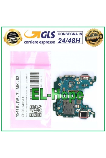 Lecteur SIM + connecteur Dock Service de origine Samsung Galaxy S21 Ultra SM-G998