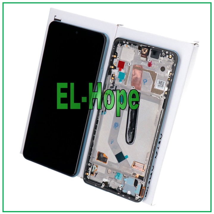 Écran LCD de origine + cadre Xiaomi Mi 11 Pro Écran tactile Écran en verre Bleu