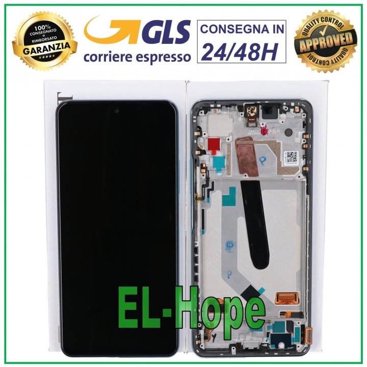 Écran LCD de origine + cadre pour Xiaomi Poco F3 M2012K11AG, e'cran tactile en verre bleu