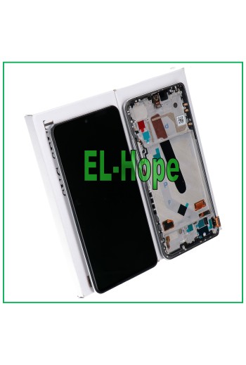 Cadre de e'cran LCD de origine Xiaomi Mi 11X Pro Écran tactile Écran en verre blanc