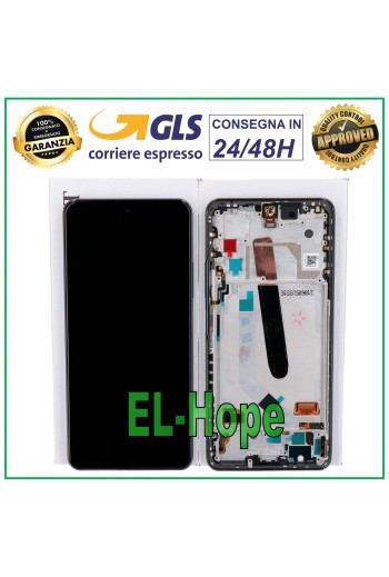 Écran LCD de origine + cadre pour Xiaomi Poco F3 M2012K11AG, e'cran tactile en verre noir