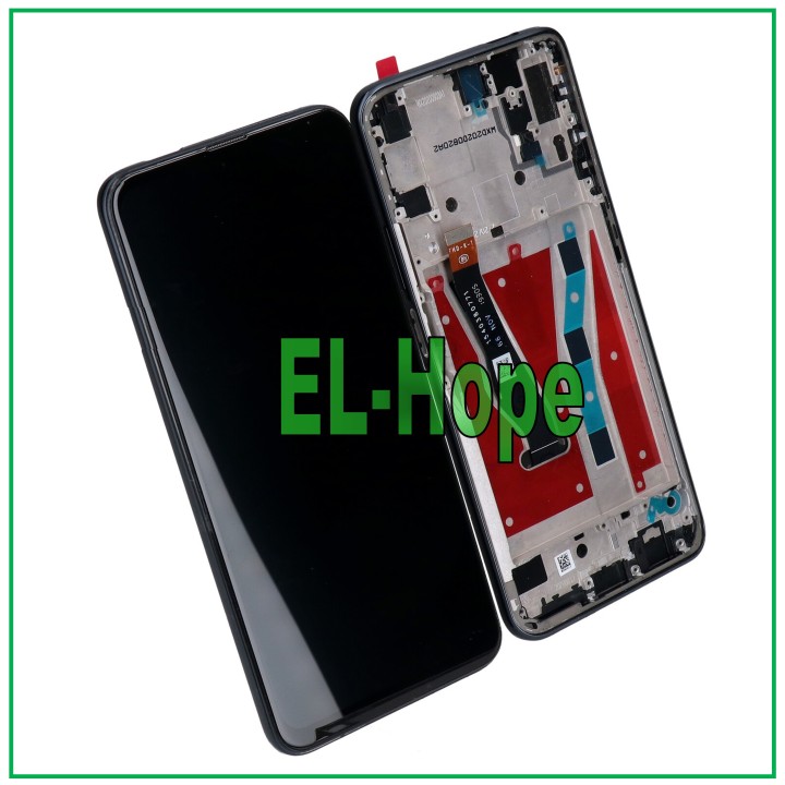 Cadre de e'cran LCD pour Honor 9X Pro HLK-L41 L42, e'cran tactile en verre noir
