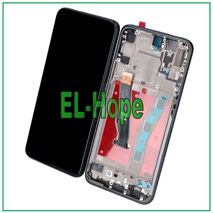 Cadre de e'cran LCD pour Honor 9X Pro HLK-L41 L42, e'cran tactile en verre noir