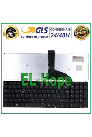 CLAVIER ITA ORDINATEUR PORTABLE TOSHIBA SATELLITE C70 L50 L55 L70 L75 M50 U50 E50 E55 NOIR