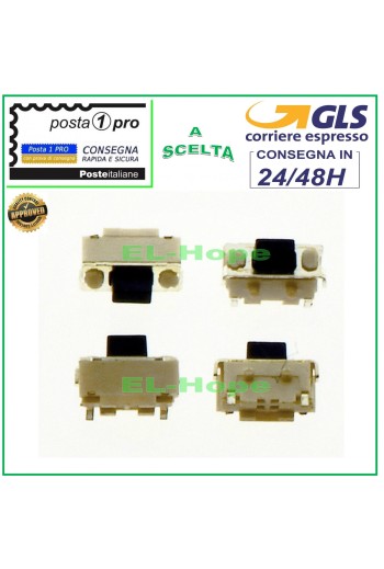 MICRO INTERRUPTEUR BOUTON MARCHE/ARRÊT VOLUME POUR TABLETTE MEDIACOM 2X4X3,5 mm 