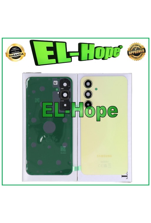 Coque arrie're originale Samsung Galaxy A55 5G SM-A556B Vert citron