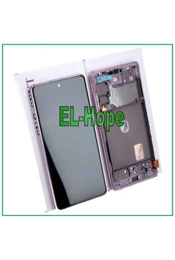 Écran LCD de origine Samsung Galaxy S20 FE SM-G781F tactile violet lavande