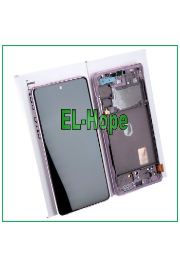 ÉCRAN TACTILE + CADRE ORIGINAL SAMSUNG GALAXY S20 FE 5G SM-G781B VIOLET LAVANDE