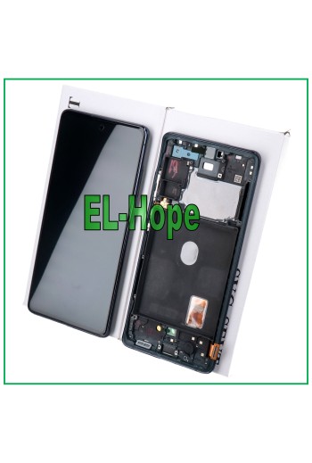 Écran LCD + cadre de origine Samsung Galaxy S20 FE 5G SM-G781B Écran tactile bleu