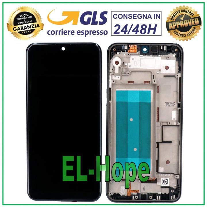 Écran LCD + cadre pour LG K50 LMX520 LM-X520EMW Écran tactile en verre
