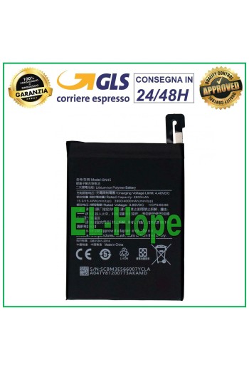 Batterie BN45 pour Xiaomi Redmi Note 5/5 Pro M1803E7SG 4000 mAh, e'quivalente a' le originale