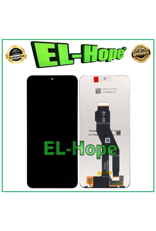 Écran LCD tactile en verre noir pour Honor X50i CRT-AN00