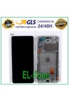 Cadre de e'cran tactile en verre blanc de origine Samsung S20 FE SM-G781B GH82-24220B
