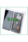 Cadre de e'cran tactile en verre blanc de origine Samsung S20 FE SM-G781B GH82-24220B
