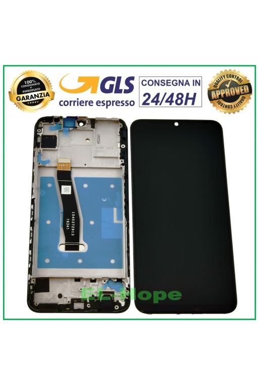 Écran LCD tactile avec cadre en verre pour Huawei P Smart 2019 POT-LX1 LX2 AL00