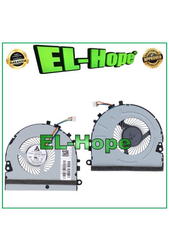 Ventilateur CPU KSB06105HB pour ordinateur portable HP DC28000L6D0 SPS-L20473-001 15DA 15DB