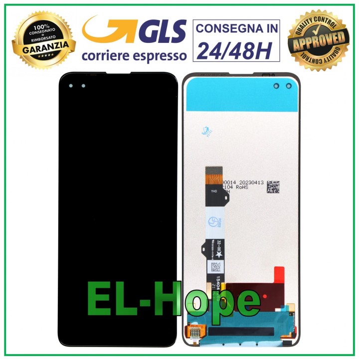 Écran tactile en verre pour Motorola Moto G 5G Plus XT-2075 XT2075