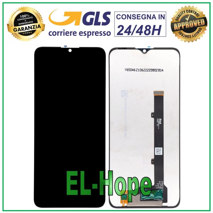 Écran LCD tactile noir pour ZTE Blade A71 A7030