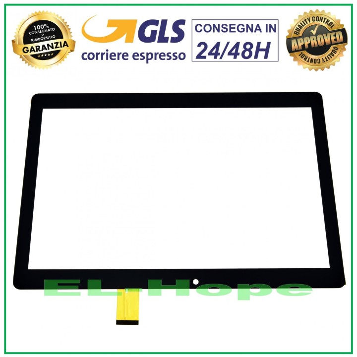 ÉCRAN TACTILE EN VERRE DP101279-F1 TABLETTE NUMÉRISATEUR ORIGINAL NOIR