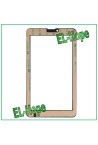 Vitre tactile pour tablette Majestic Tab 637 Glass Original Noir + Adhe'sif double face