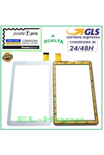 ÉCRAN TACTILE EN VERRE TECHMADE TS-M706B 3G 7 TABLETTE ORIGINAL BLANC