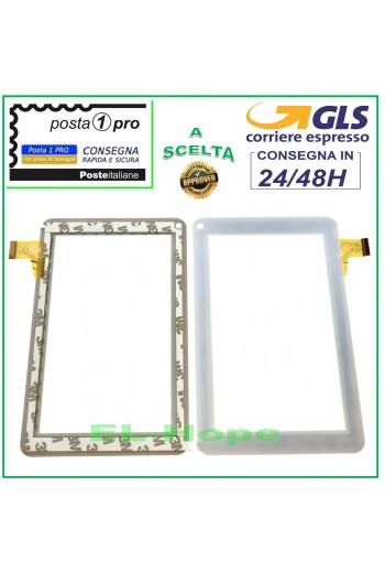 ÉCRAN TACTILE EN VERRE PRIXTON T7011 NUMÉRISATEUR ORIGINAL BLANC