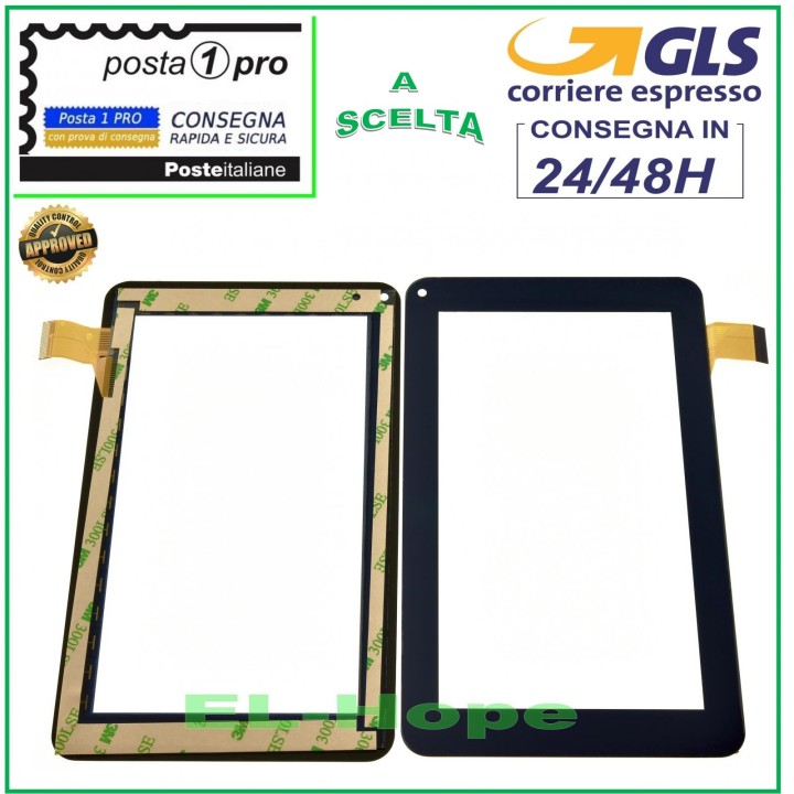 ÉCRAN TACTILE EN VERRE Soulycin S18 Deluxe DIGITIZER ORIGINAL NOIR