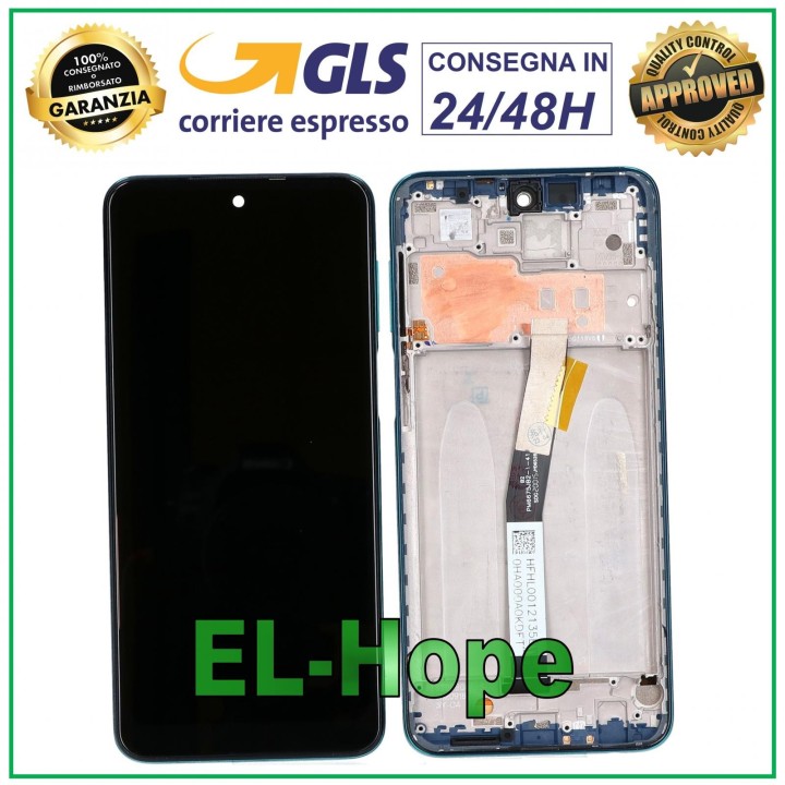 Écran LCD tactile bleu pour Xiaomi Poco M2 Pro (MZB9623IN, M2003J6CI)