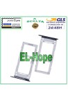 Compartiment pour carte SIM Micro SD Samsung Galaxy S10 Plus SM G975 F Argente'