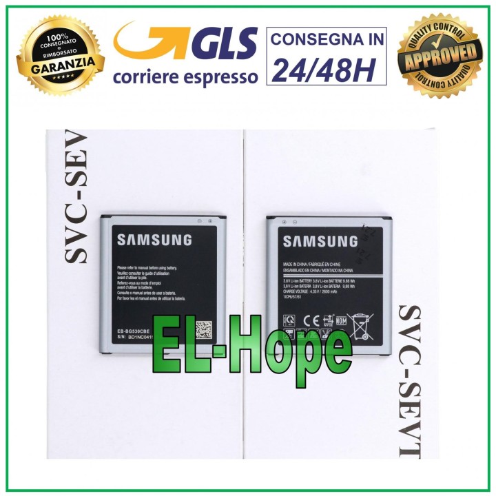 Batterie de origine 100 % compatible avec Samsung Galaxy Grand Prime SM G530 F EB-BG530BBE