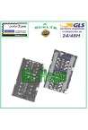 Lecteur de carte nano SIM et micro SD pour Samsung Galaxy S10 SM-G973 G973F