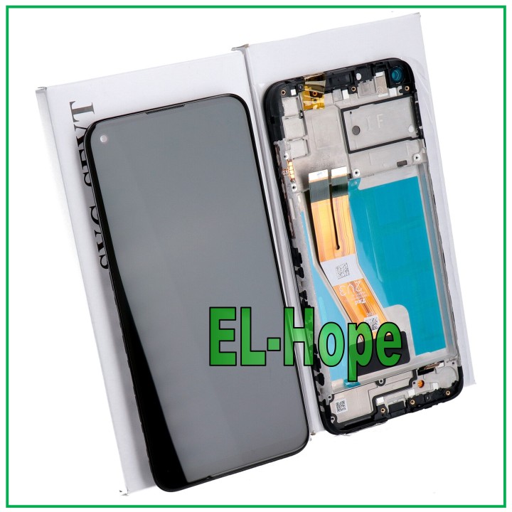 Cadre de e'cran de origine pour Samsung A11 SM-A115F A115, e'cran tactile noir, GH81-18736A