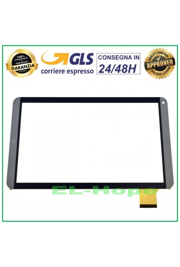 ÉCRAN TACTILE EN VERRE MEDIACOM SMARTPAD MX 10 M-SP10MXB ORIGINAL DIGITIZER GRIS