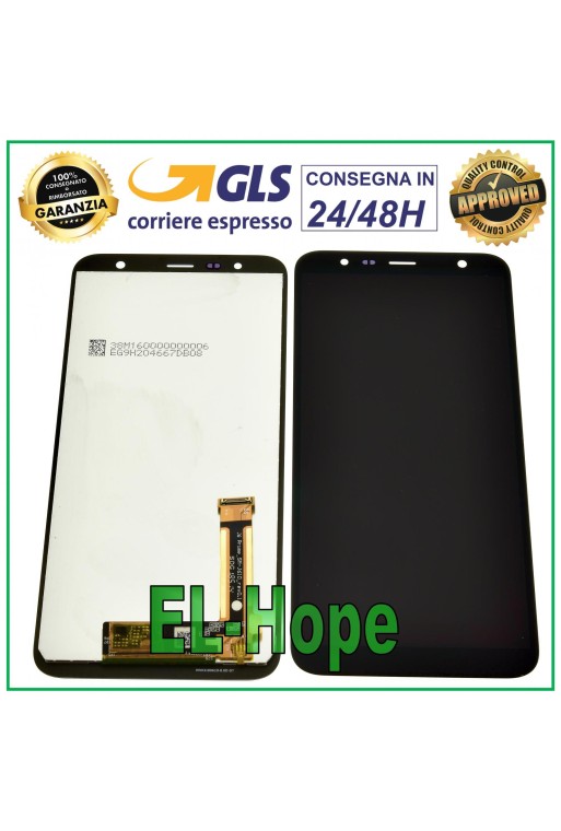Écran LCD tactile noir pour Samsung Galaxy J6+ Plus 2018 SM-J610 FN