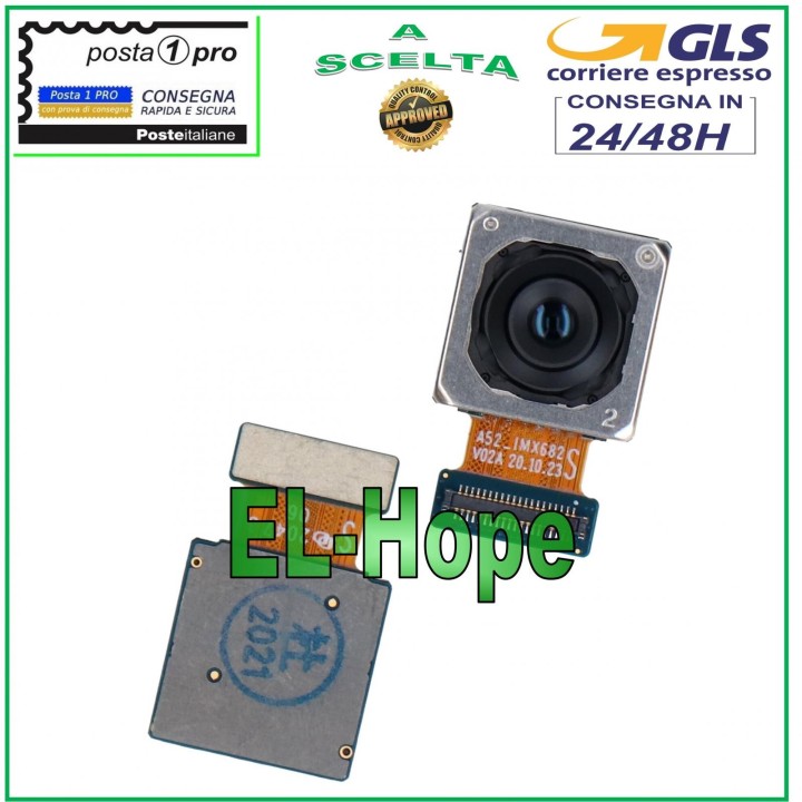 CAMÉRA ARRIÈRE FLAT FLEX POUR SAMSUNG GALAXY A52S 5G SM A528 A528B CAMÉRA ARRIÈRE