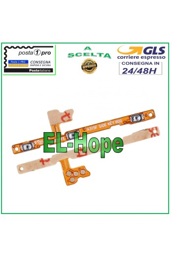 TOUCHES LATÉRALES PLATES VOLUME TOUCHE MARCHE/ARRÊT SAMSUNG GALAXY A31 SM A315