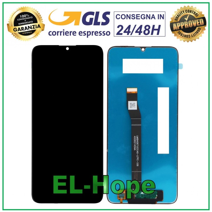 Écran LCD tactile noir pour Huawei Nova Y70 Plus MGA-LX9