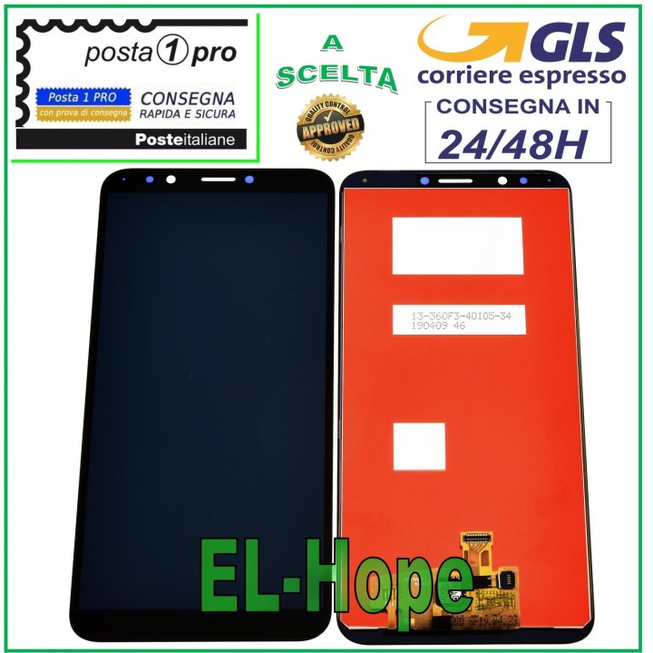 Écran LCD tactile noir pour Huawei Honor 7C LDN-L01 LDN-LX3