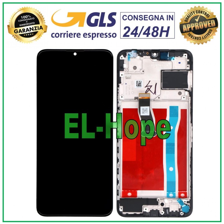 Écran LCD + châssis pour Huawei Nova Y70 Plus MGA-LX9, e'cran tactile en verre noir