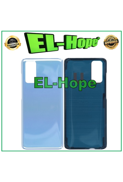 COUVERCLE DE BATTERIE POUR SAMSUNG GALAXY S20 SM-G980 G981 COQUE ARRIÈRE EN VERRE BLEU